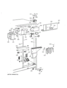 04 - Fresh Food Section parts for Ge Refrigerator TFG27PRBBWW from AppliancePartsPros.com