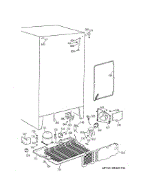 04 - Unit Parts parts for Ge Refrigerator TFG20JRBCWH from AppliancePartsPros.com