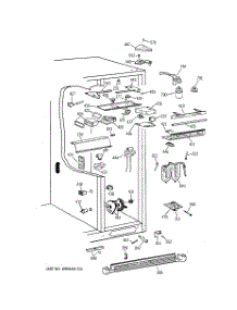 05 - Fresh Food Section parts for Ge Refrigerator TFX30PBBBWW from AppliancePartsPros.com