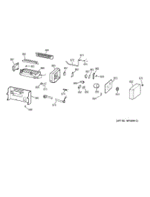 08 - Icemaker Wr30x0328 parts for Ge Refrigerator TFX30PBBBWW from AppliancePartsPros.com