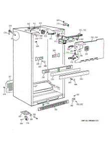 03 - Cabinet Parts parts for Ge Refrigerator TBX22MACARAA from AppliancePartsPros.com