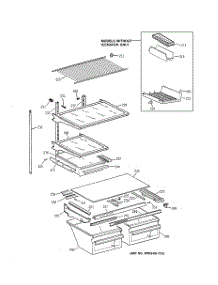 04 - Shelf Parts parts for Ge Refrigerator TBX22MACARAA from AppliancePartsPros.com