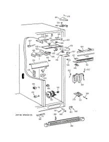 05 - Fresh Food Section parts for Ge Refrigerator TFT28PFBBWW from AppliancePartsPros.com
