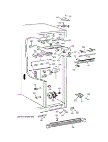 05 - Fresh Food Section parts for Ge Refrigerator TPS24PIBBBS from AppliancePartsPros.com