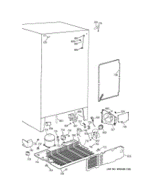 06 - Unit Parts parts for Ge Refrigerator TFK25PRBBAA from AppliancePartsPros.com