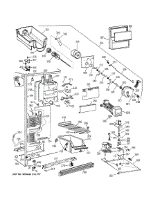 03 - Freezer Section parts for Ge Refrigerator TFX27ZPBABB from AppliancePartsPros.com