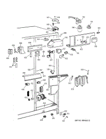 04 - Fresh Food Section parts for Ge Refrigerator TFX27ZPBABB from AppliancePartsPros.com