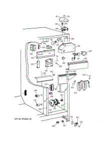 03 - Fresh Food Section parts for Ge Refrigerator MST25GRBBWW from AppliancePartsPros.com