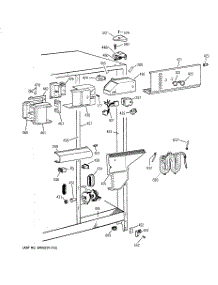 04 - Fresh Food Section parts for Ge Refrigerator TFK25PRBBWW from AppliancePartsPros.com