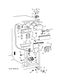 04 - Fresh Food Section parts for Ge Refrigerator TFT25PRBBAA from AppliancePartsPros.com