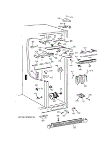 05 - Fresh Food Section parts for Ge Refrigerator TFT30PRBBWW from AppliancePartsPros.com