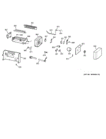 08 - Icemaker Wr30x0331 parts for Ge Refrigerator TFK30PRBBAA from AppliancePartsPros.com