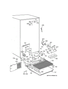 07 - Unit Parts parts for Ge Refrigerator TPJ24PRBBAA from AppliancePartsPros.com