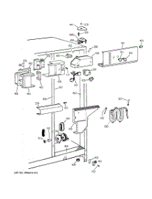 04 - Fresh Food Section parts for Ge Refrigerator TFK22PRBBAA from AppliancePartsPros.com