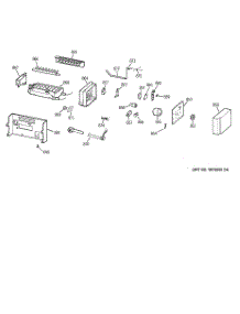 07 - Icemaker Wr30x0330 parts for Ge Refrigerator TFK22PRBBAA from AppliancePartsPros.com