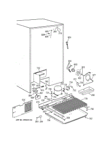 07 - Unit Parts parts for Ge Refrigerator TPK24PRBBAA from AppliancePartsPros.com