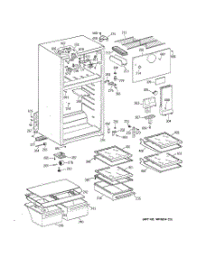 02 - Cabinet parts for Ge Refrigerator TBX16JABHRWW from AppliancePartsPros.com