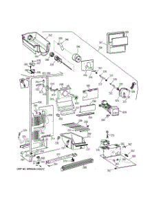 02 - Freezer Section parts for Ge Refrigerator MSG20GWBBWW from AppliancePartsPros.com