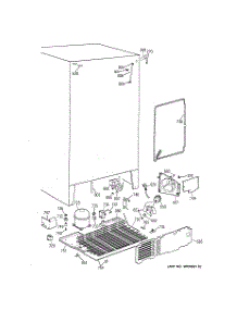 04 - Unit Parts parts for Ge Refrigerator MSG20GWBBWW from AppliancePartsPros.com