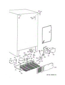 05 - Unit Parts parts for Ge Refrigerator MRSC20KWBBWH from AppliancePartsPros.com