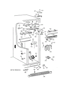 05 - Fresh Food Section parts for Ge Refrigerator TPG24PFBBBB from AppliancePartsPros.com