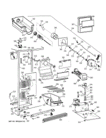 02 - Freezer Section parts for Ge Refrigerator TFZ20JRBBWH from AppliancePartsPros.com