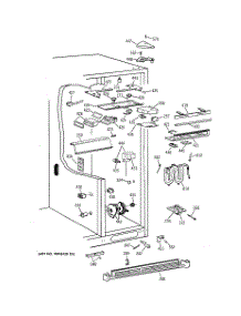 05 - Fresh Food Section parts for Ge Refrigerator TFG28PFBBWW from AppliancePartsPros.com