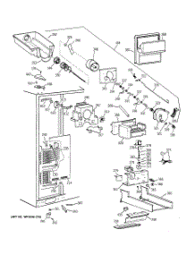 03 - Freezer Section parts for Ge Refrigerator TFG28PFBBBB from AppliancePartsPros.com