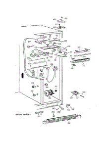 05 - Fresh Food Section parts for Ge Refrigerator TPX24BIBBBB from AppliancePartsPros.com