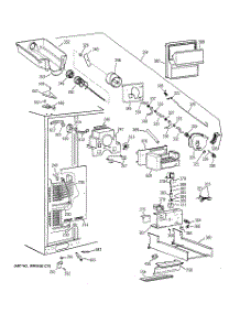 03 - Freezer Section parts for Ge Refrigerator TFG28ZFBBWH from AppliancePartsPros.com