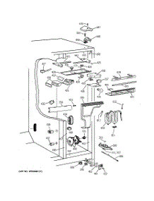 04 - Fresh Food Section parts for Ge Refrigerator TPX21BRBBWW from AppliancePartsPros.com