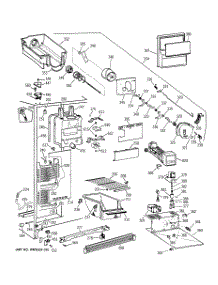 02 - Freezer Section parts for Ge Refrigerator MSX25DPBBAA from AppliancePartsPros.com