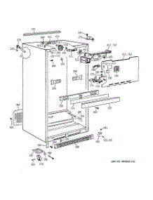 03 - Cabinet Parts parts for Ge Refrigerator TBG18JABPRAA from AppliancePartsPros.com