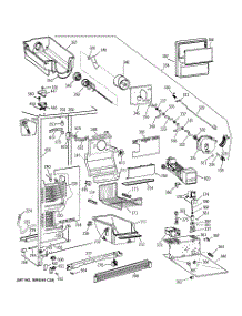 03 - Freezer Section parts for Ge Refrigerator TFG22PRBBWW from AppliancePartsPros.com