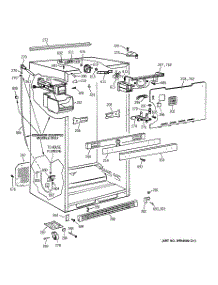 03 - Cabinet parts for Ge Refrigerator TBI18JIBPRWW from AppliancePartsPros.com