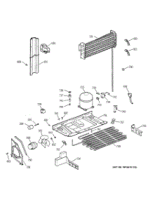 06 - Unit Parts parts for Ge Refrigerator TBG18IABPRAA from AppliancePartsPros.com