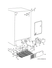 05 - Unit Parts parts for Ge Refrigerator MSX25GRBBWW from AppliancePartsPros.com