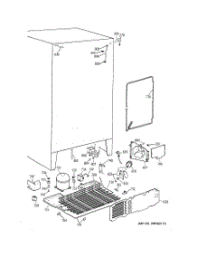 04 - Unit Parts parts for Ge Refrigerator TFG22JRBBWH from AppliancePartsPros.com