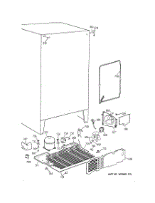 04 - Unit Parts parts for Ge Refrigerator TFG20JABBWW from AppliancePartsPros.com