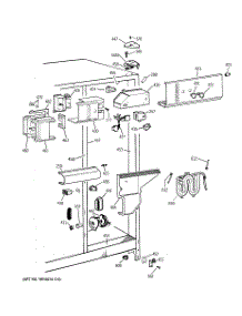 04 - Fresh Food Section parts for Ge Refrigerator TFG25PRBBWW from AppliancePartsPros.com