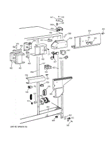03 - Fresh Food Section parts for Ge Refrigerator TFG25PABBWW from AppliancePartsPros.com