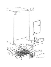 05 - Unit Parts parts for Ge Refrigerator TFG25PABBWW from AppliancePartsPros.com
