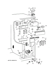 04 - Fresh Food Section parts for Ge Refrigerator TFX22PRBBAA from AppliancePartsPros.com