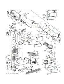 04 - Freezer Section parts for Ge Refrigerator TFX22QRBBAA from AppliancePartsPros.com
