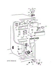 04 - Fresh Food Section parts for Ge Refrigerator TFX25PABBWW from AppliancePartsPros.com