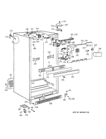 03 - Cabinet parts for Ge Refrigerator TBT25PABNRWW from AppliancePartsPros.com