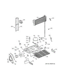 08 - Unit Parts parts for Ge Refrigerator TBX25PRYPLBB from AppliancePartsPros.com
