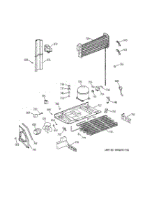 06 - Unit Parts parts for Ge Refrigerator TBG25PABPRWW from AppliancePartsPros.com
