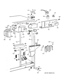 04 - Fresh Food Section parts for Ge Refrigerator TFX25PPBBWW from AppliancePartsPros.com