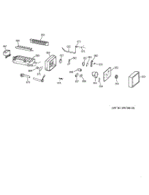 07 - Icemaker Wr30x0327 parts for Ge Refrigerator TFX22ZPBBAA from AppliancePartsPros.com